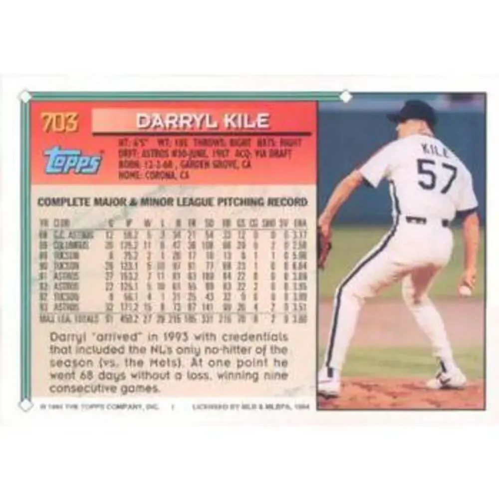 1994 Topps Darryl Kile # 703 Houston Astros